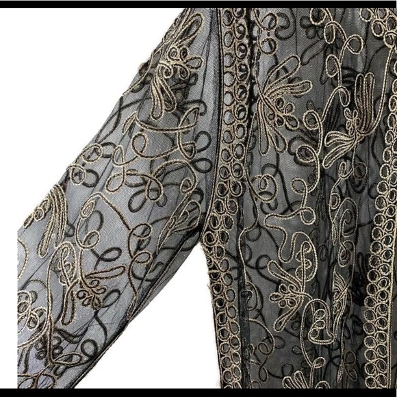 SOPHIE CHANG Black Duster BNWOT - Picture 8 of 9